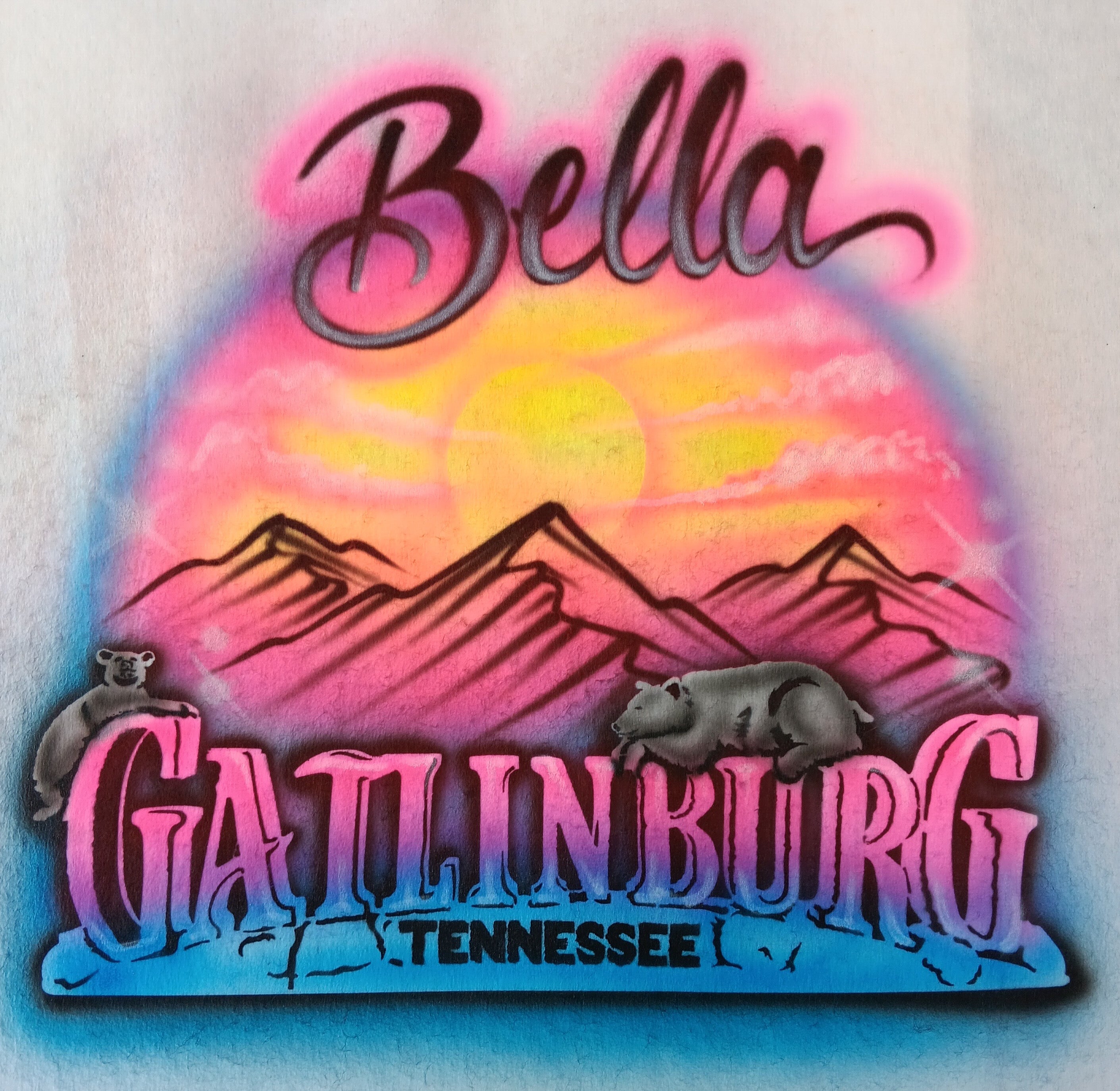#103 - Gatlinburg Sign (Bright Colors)