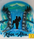 #102 - Couple in Waterfall